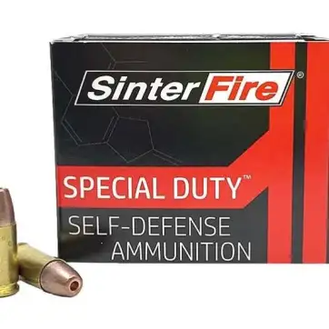 20 Rounds of .380 ACP Ammo by SinterFire Special Duty - 75gr HP