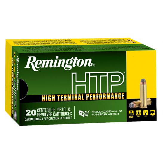 20 Rounds of .38 Spl +P Ammo by Remington HTP - 125gr SJHP