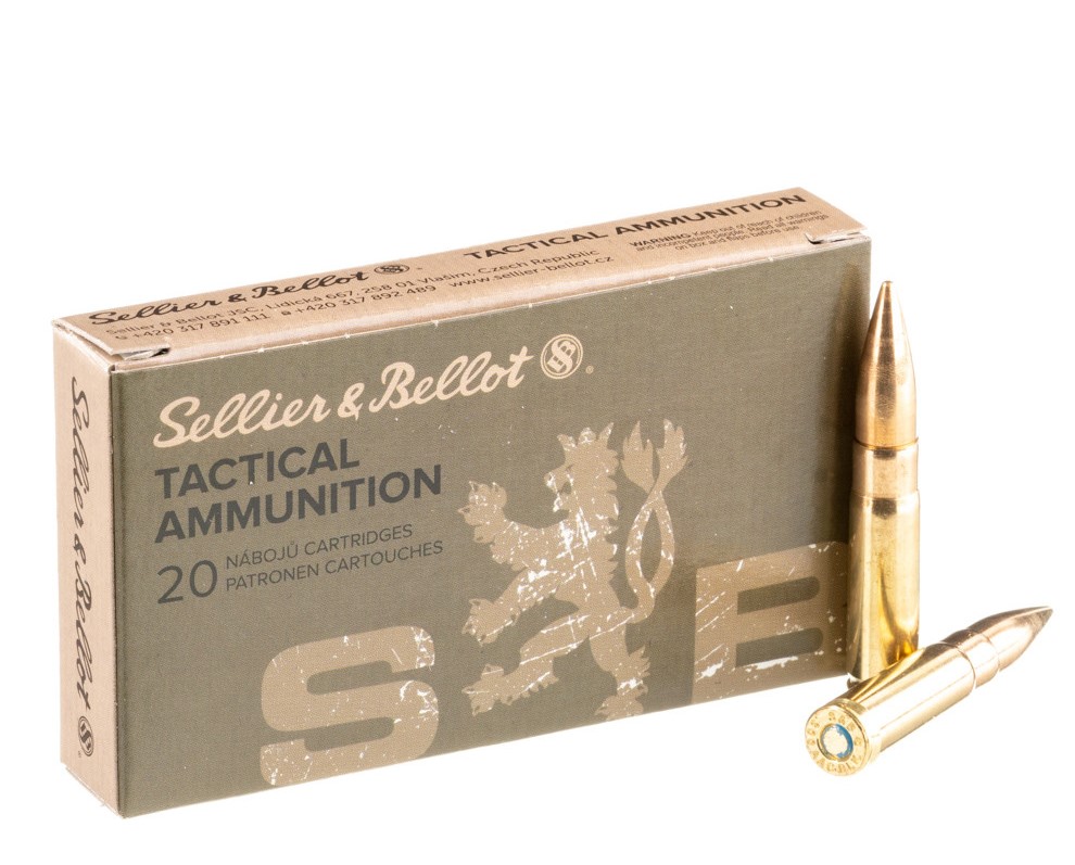 20 Rounds of .300 AAC Blackout Ammo by Sellier & Bellot - 200gr FMJ