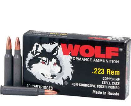 1000 Rounds of .223 Rem Ammo by Wolf Performance - 55gr FMJ