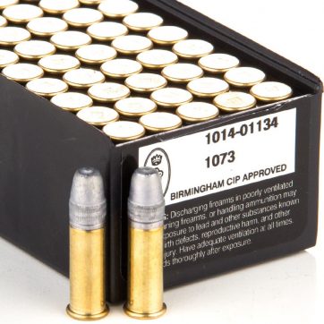 50 Rounds of .22 LR Ammo by Eley Match - 40gr LRN