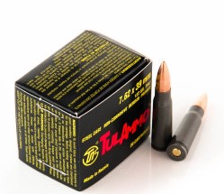 1000 Rounds of 7.62x39mm Ammo by Tula - 122gr FMJ