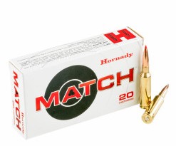 20 Rounds of 6.5mm Creedmoor Ammo by Hornady Match - 140gr ELD