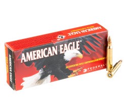 20 Rounds of .223 Ammo by Federal American Eagle - 50gr JHP