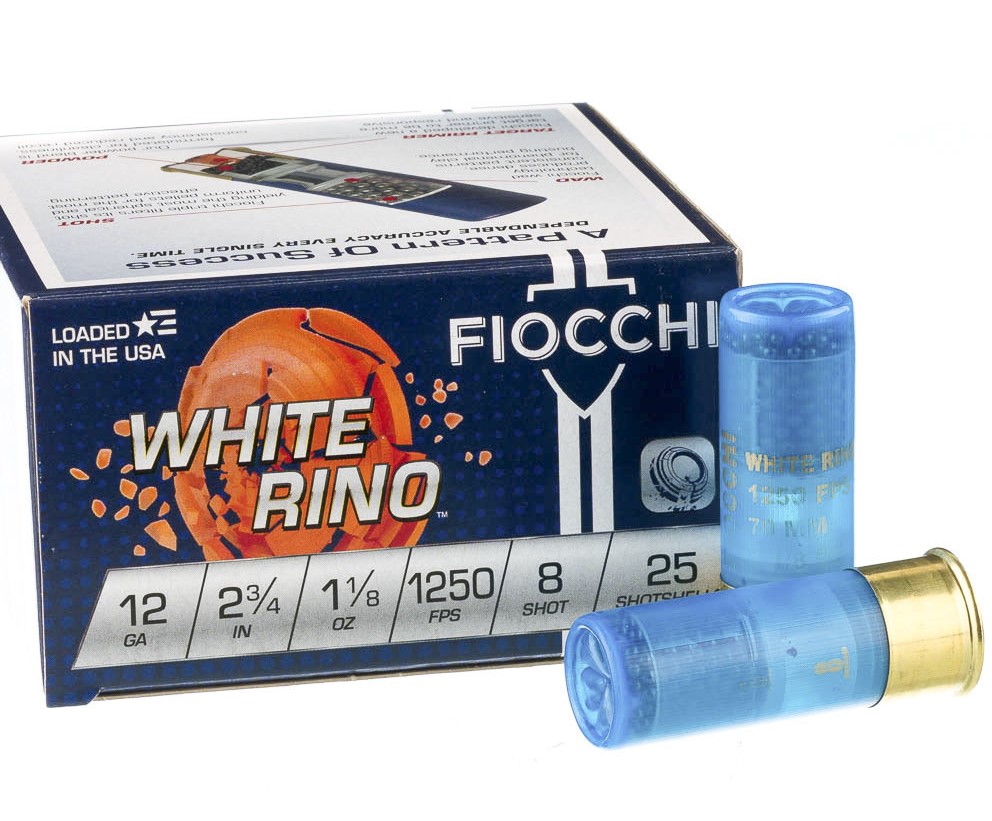 250 Rounds of 12ga White Rhino Ammo