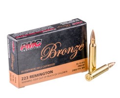 20 Rounds of .223 Ammo by PMC - 55gr FMJBT