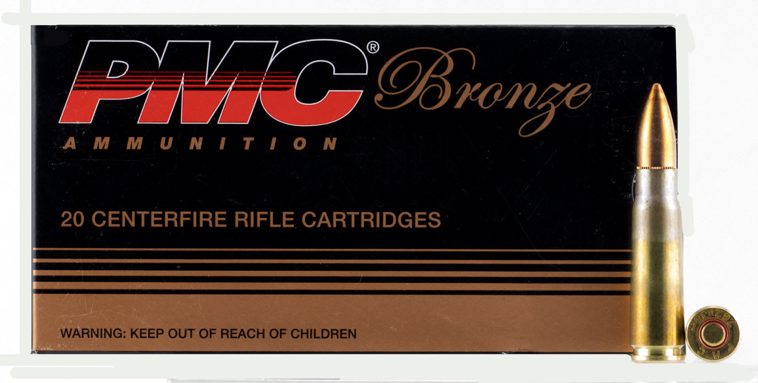 20 Rounds of 7.62x39mm Ammo by PMC - 123gr FMJ