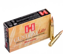 20 Rounds of 30-06 Springfield Ammo by Hornady Custom Lite - 125gr SST