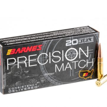 20 Rounds of .300 AAC Blackout Ammo by Barnes Precision Match - 125gr OTM BT
