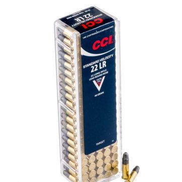 buy 100 Rounds of .22 LR Ammo by CCI 40gr LRN