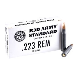 1000 Rounds of .223 Ammo by Red Army Standard - 55gr FMJ